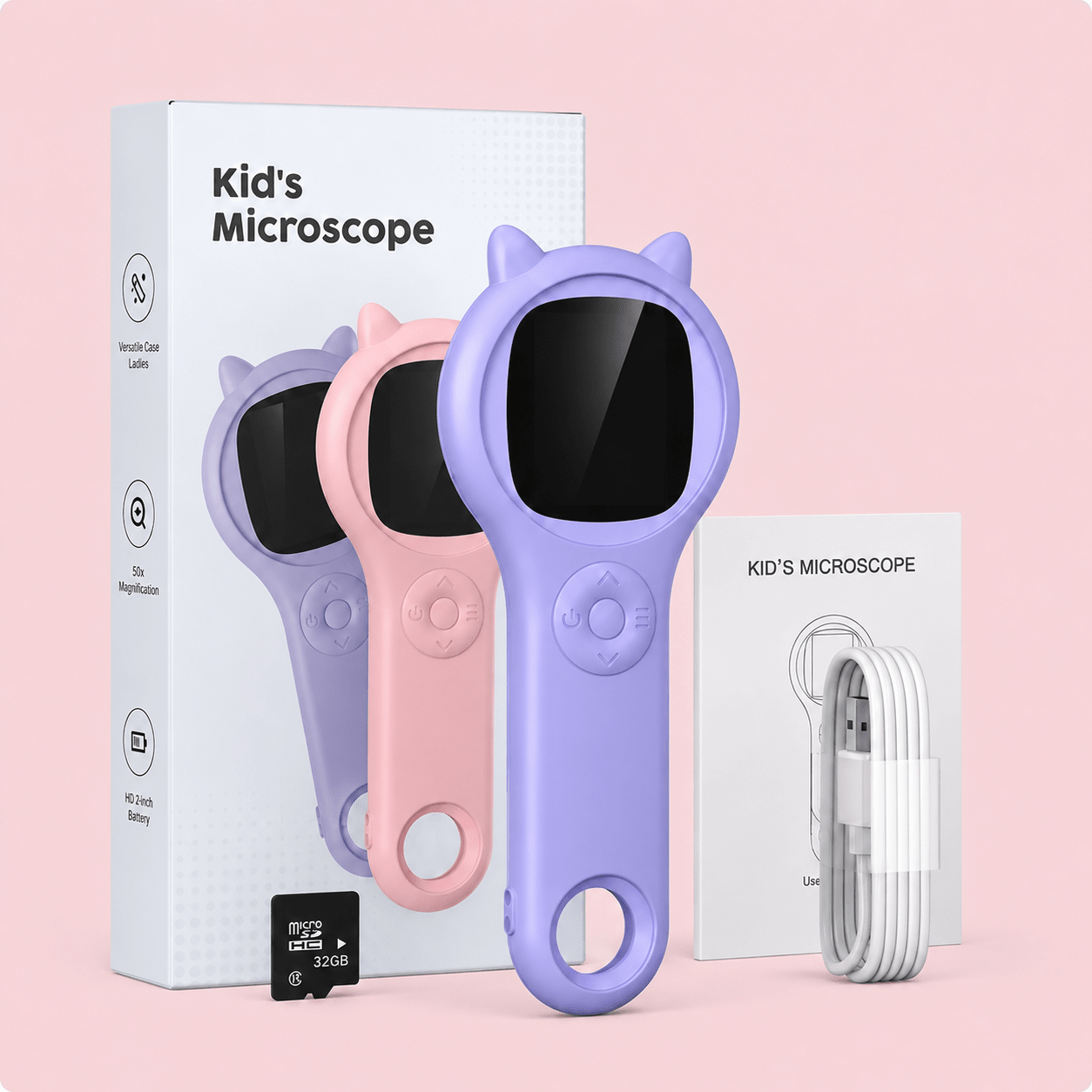 Observe The Microscopic World Science Children Educational Toys-Exploring nature through tech tools